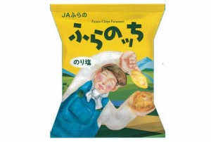 送料無料 JAふらの ポテトチップス ふらのッち のり塩味 60g×2ケース/24袋