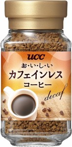  送料無料 【インスタントコーヒー】UCC上島珈琲 おいしいカフェインレスコーヒー 瓶 45g×24個 06_UCCCP_44