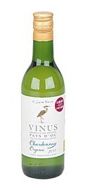 送料無料 【クオーター】【1/4】 ヴィニウス オーガニック シャルドネ クオーター 187ml×24本 wine