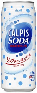 スマプレ会員  送料無料 アサヒ飲料 カルピスソーダ 缶 500ml×1ケース/24本