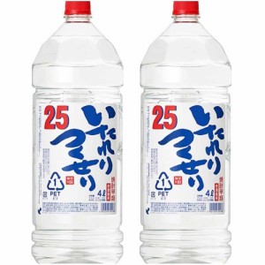 送料無料 キング醸造 いたれりつくせり 25度 4000ml 4L×2本　