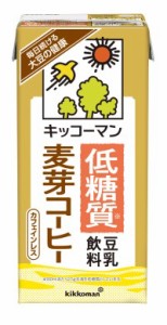 スマプレ会員 送料無料  キッコーマン 低糖質 豆乳飲料 麦芽コーヒー 1000ml 1L×4ケース/24本