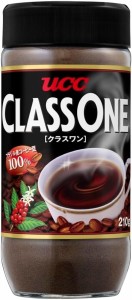 送料無料 UCC 上島珈琲 クラスワン インスタントコーヒー 瓶 210g×2ケース/24個