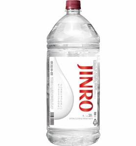 スマプレ会員 送料無料 JINRO ジンロ 真露 20度 4000ml 4L×1ケース/4本