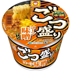 送料無料 東洋水産 マルちゃん ごつ盛り コーン味噌ラーメン 138g×2ケース/24個