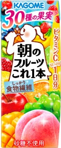 スマプレ会員 送料無料  カゴメ 朝のフルーツこれ一本 200ml×3ケース/72本