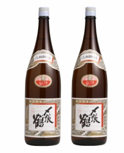送料無料 日本酒 宮尾酒造 清酒 〆張鶴 しめはりつる 普通酒 花 1800ml 1.8L×2本