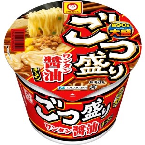 送料無料 東洋水産 マルちゃん ごつ盛り ワンタン醤油ラーメン 117g×3ケース/36個