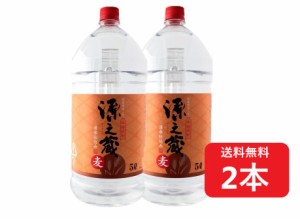 送料無料 岩川醸造 本格焼酎 麦 源之蔵 げんのくら ペット 5000ml 5L×2本