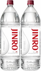 スマプレ会員 送料無料 JINRO ジンロ 眞露 ペット 25度 1800ml 1.8L×2本