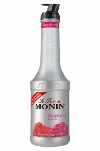 送料無料 MONIN モナン ラズベリー フルーツミックス ペット 1000ml 1L×4本