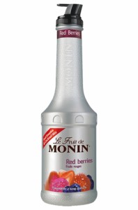 送料無料 MONIN モナン ミックスベリー フルーツミックス ペット 1000ml 1L×8本