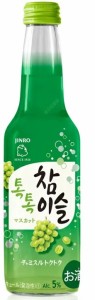 送料無料 眞露 JINRO チャミスル トクトク マスカット 5度 275ml×12本