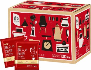 送料無料 UCC 職人の珈琲 ドリップコーヒー あまい香りのリッチブレンド 7g×100P×1箱