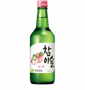 スマプレ会員 送料無料  眞露 JINRO チャミスル ピーチ 360ml×10本