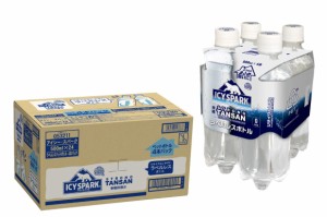 送料無料 【炭酸水】 ICY SPARK from カナダドライ ラベルレス 500ml×1ケース/24本 アイシー スパーク heat_g