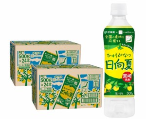 送料無料 伊藤園 日向夏 宮崎県産 500ml×2ケース/48本 ニッポンエール