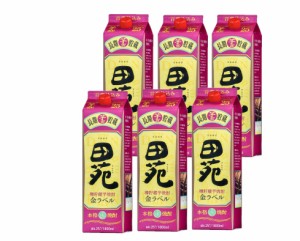 送料無料 田苑酒造 芋焼酎 田苑 芋 金ラベル 25度 1800ml 1.8L×1ケース/6本