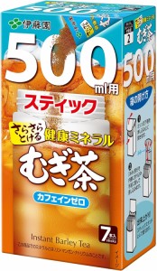 送料無料 伊藤園 さらさらとける 健康ミネラルむぎ茶 500ml用スティック ７本入り 10個