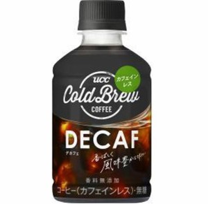 スマプレ会員 送料無料  UCC上島珈琲 COLD BREW DECAF コールドブリュー デカフェ 280ml×2ケース/48本