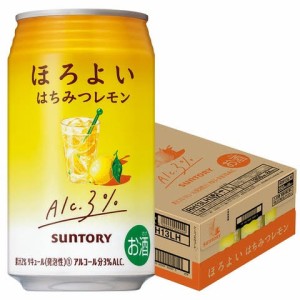 スマプレ会員 送料無料 サントリー ほろよい はちみつレモン 350ml×1ケ−ス/24本