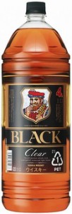 【送料無料】ニッカ　ブラックニッカ　クリア　4000ml（4L×4本）