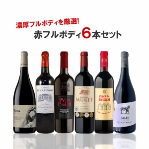 送料無料 赤濃厚フルボディ厳選6本セット[750ml×6本] 