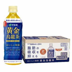 送料無料 特定保健用食品 伊藤園 黄金烏龍茶 PET 500ml×1ケース/24本