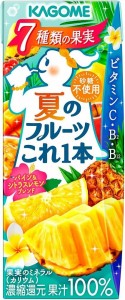 送料無料 KAGOME カゴメ 夏のフルーツこれ一本 パイン＆シトラスレモンブレンド 200ml×4ケース/96本