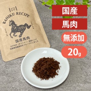 ギフトナー 国産 馬肉 フレーク 20g 犬 猫 ふりかけ 無添加