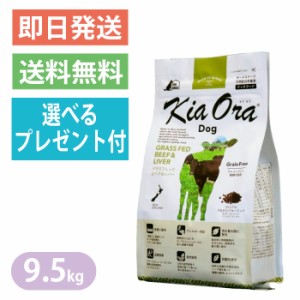 キアオラ グラスフェッドビーフ＆レバー 9.5kg ドッグフード KiaOra 全犬種 全年齢 鉄分が豊富 アレルギーがある子にも 選べるプレゼント