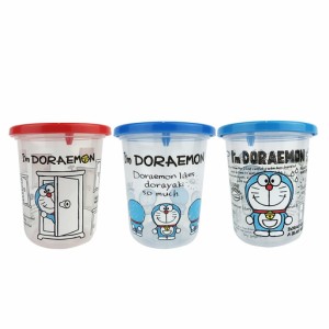 ドラえもん ImDORAEMON ストロー付 タンブラー 320ml 3個セット スケーター SIH3ST　4973307445378