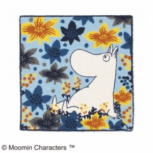 クッションカバー ムーミン 45×45ｃｍ サガラ刺繍 花畑のムーミン MOOMIN 丸眞 クッション用 カバー 四角 刺繍 4992272546972