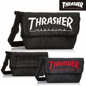 スラッシャー ショルダーバッグ THR-150 フラップ ショルダーポーチ 斜め掛け THRASHER ブランド バッグ ユニセックス