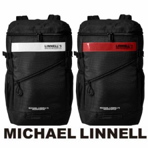 マイケルリンネル バックパック Michael Linnell スクエア ボックス型 リュック ML-020 PC デイパック 通勤 通学 リフレクターシリーズ