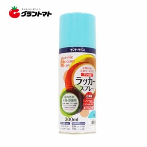 アクリルラッカースプレー 300ml 水色 スプレー塗料 サンデーペイント