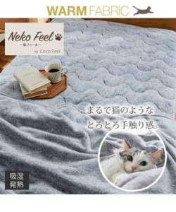 敷きパッド シングル まるで猫 モフモフ 吸湿発熱わた入り 猫Feel 猫フィール 冬 スコティッシュフォールド ベージュ系 /ロシアンブルー 