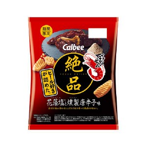 カルビー 絶品かっぱえびせん 花藻塩と燻製唐辛子味 60g 12コ入り 2024/06/03発売 (4901330199807)