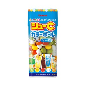 カバヤ食品 ジューＣカラーボール ソーダ 35g 160コ入り 2022/09/13発売 (4901550151098c)