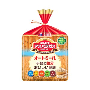 ギンビス アスパラガスオートミール 125g 12コ入り 2024/03/04発売 (4901588231687)