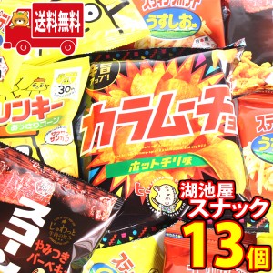 (地域限定送料無料) 湖池屋のスナックお試し食べ比べセット（計13個）おかしのマーチ (omtma7420k)