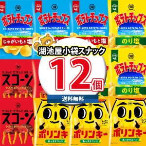 (地域限定送料無料) 湖池屋 小袋スナック 食べ比べ ワイワイセット (4種・計12コ) KHYY (omtma8670k)【お菓子 詰め合わせ スナック菓子 