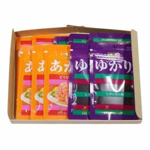 (メール便で全国送料無料)三島食品 ゆかり&あかり（各5コ・計10コ） (omtmb5540)