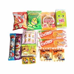 (メール便で全国送料無料)1500円ポッキリ 駄菓子詰め合わせセット【9種・計14コ】 おかしのマーチ(omtmb6870)