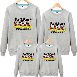 親子ペアルックパーカーtシャツ 長袖 家族お揃い カップル 親子ペアパパママ 子供ミッキーマウスディズニー全7色の通販はau Wowma ワウマ Mini House Au Wowma 店 商品ロットナンバー