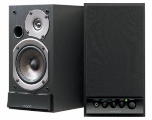 ONKYO GX-D90 アンプ内蔵スピーカー WAVIO/ハイレゾ対応 ブラック GX-D90(B(中古品)