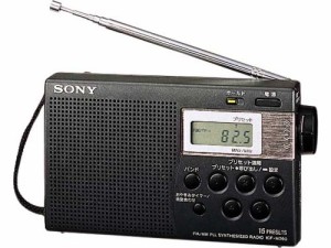 SONY ICF-M260 FMラジオ (ブラック)(中古品)