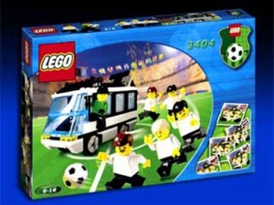 LEGO/レゴ　#3404　サッカーモデル　ナショナルチーム・バス（黒）(中古品)