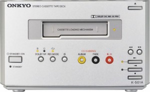 ONKYO INTEC155 カセットデッキ メタルテープ対応 ドルビーB/C HX PRO搭載 (中古品)