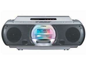 JVC RC-G1MD-S CD-MDポータブルシステム シルバー(中古品)